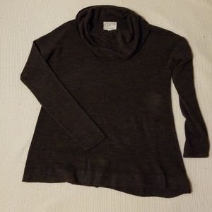 Dark grey cowlneck sweater